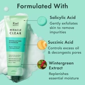 Rael Beauty Exfoliating Cleanser travel size 30ml